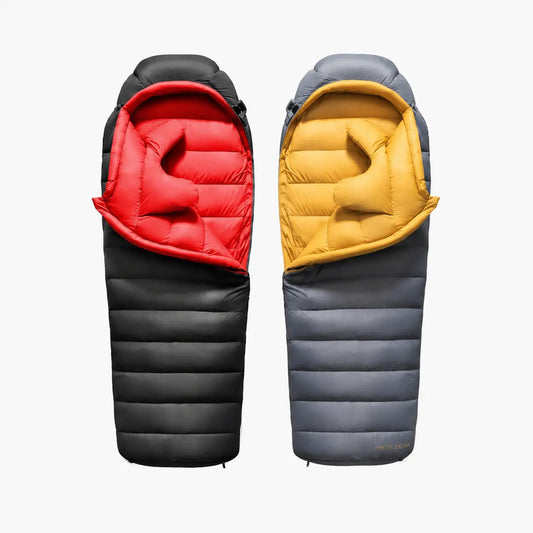 QEZER 620FP Graphene Down Sleeping Bag | Cold Weather Camping Sleeping Bag