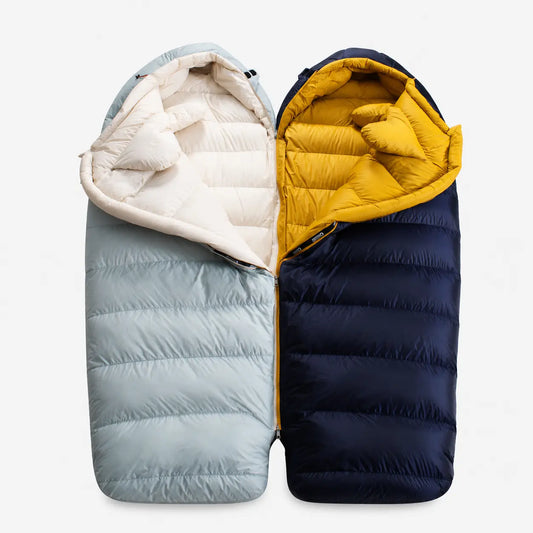 QEZER 620FP Graphene Antistatic Down Sleeping Bag for Winter Camping