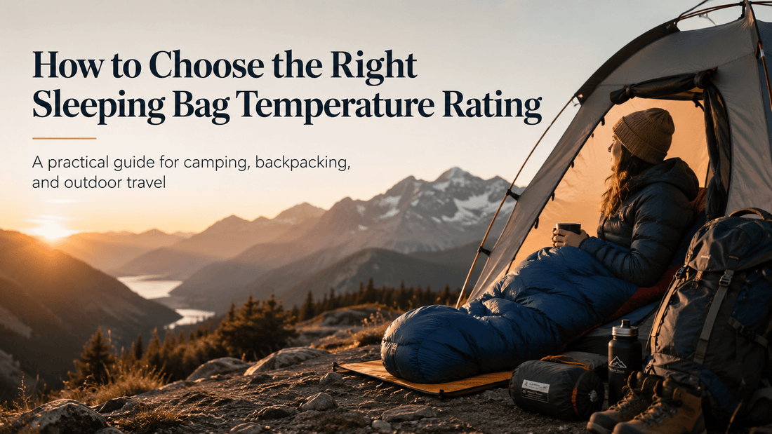 How to Choose the Right Sleeping Bag Temperature Rating for Camping