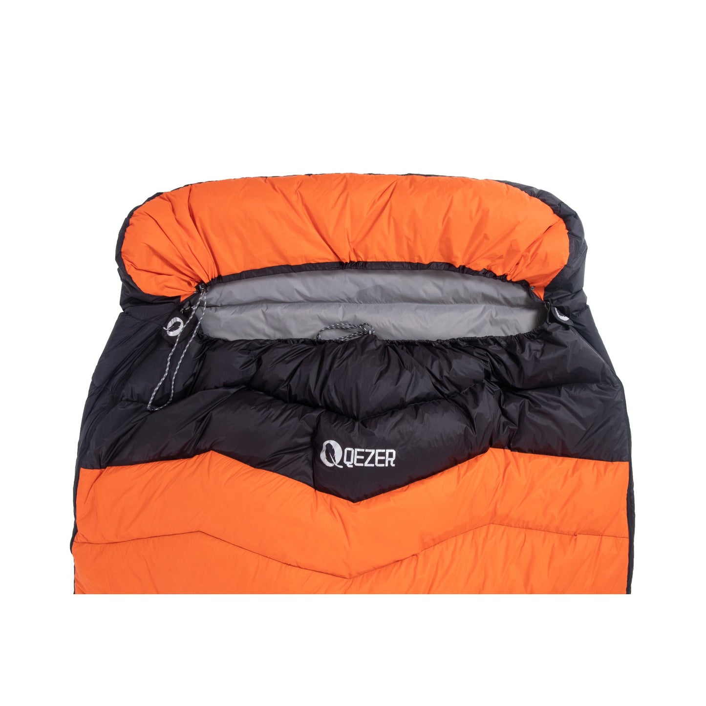 QEZER QDE-DP900 Double Down Sleeping Bag | 2-Person Duck Down Camping Sleeping Bag - 01-1