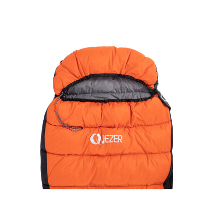 QEZER Mix-Color Rectangular Down Sleeping Bag | 2-in-1 Camping Sleeping Bag camp Blanket - 02-2