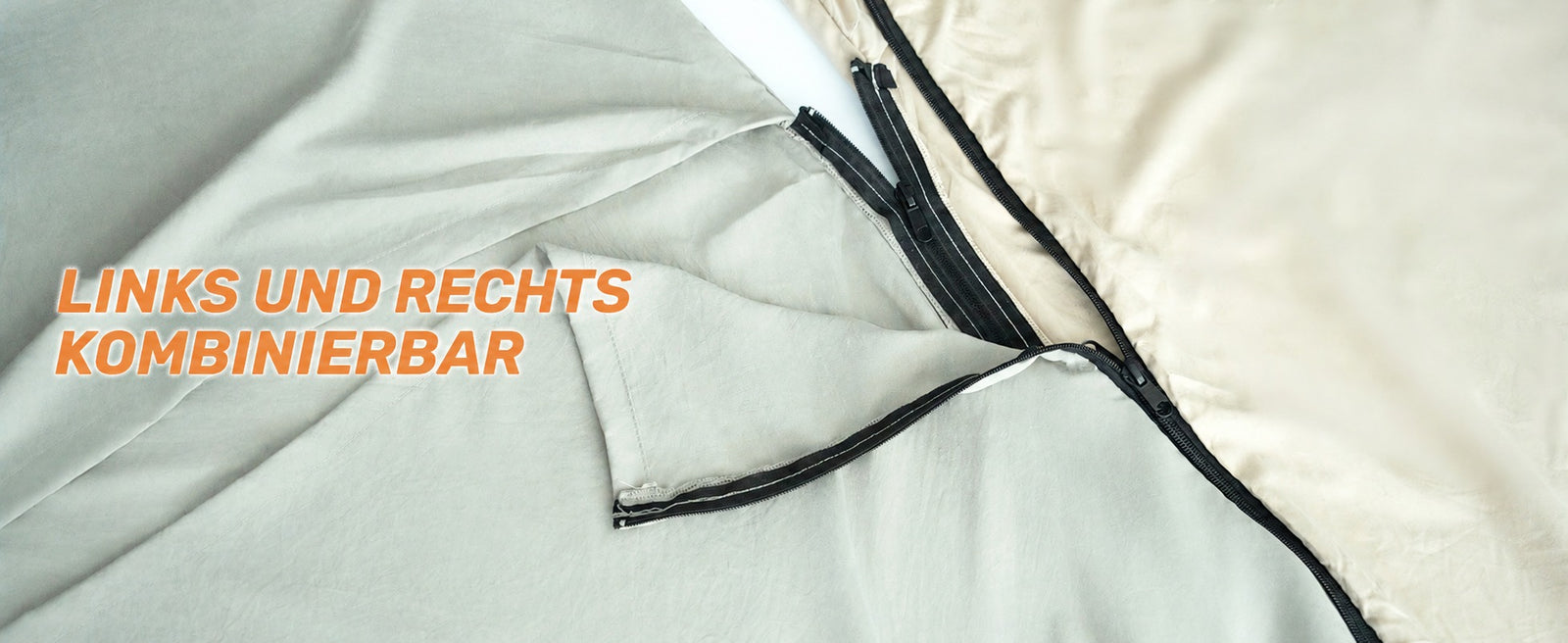 QEZER Ultraleichter Schlafsack-Inlett | Reise-Schlafsack für Camping & Trekking