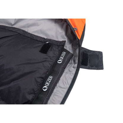 QEZER QDE-DP900 Double Down Sleeping Bag | 2-Person Duck Down Camping Sleeping Bag - 03-3