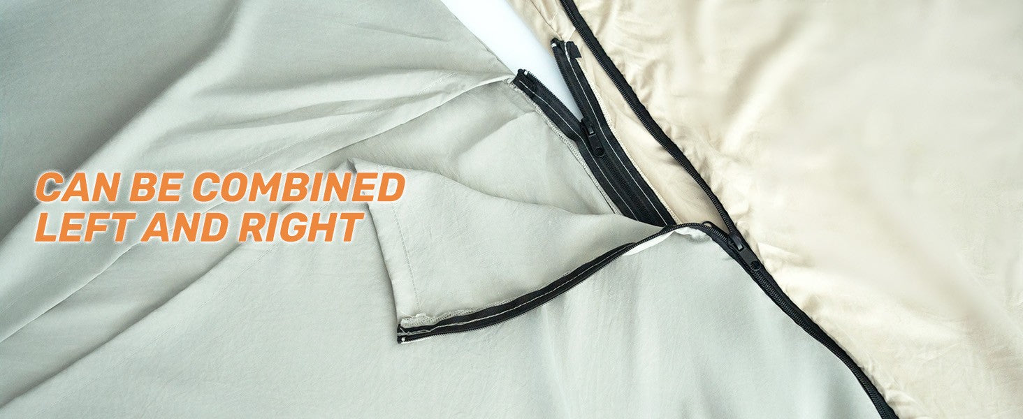 QEZER Ultralight Sleeping Bag Liner for Camping &amp; Travel detail image 4