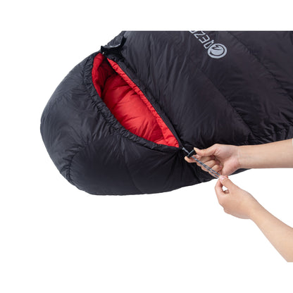 QEZER 650FP Four-Season Mummy Down Sleeping Bag for Outdoor Camping, Hiking,Backpacking - 05-5