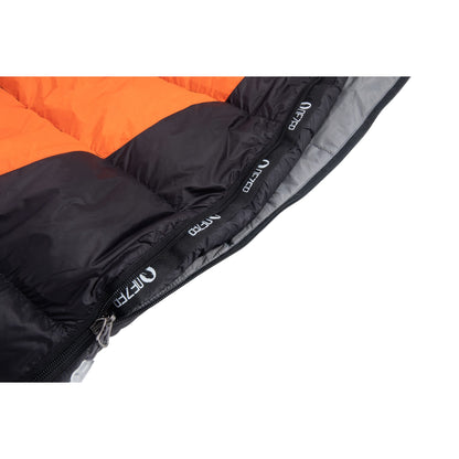 QEZER Mix-Color Rectangular Down Sleeping Bag | 2-in-1 Camping Sleeping Bag camp Blanket - 07-7