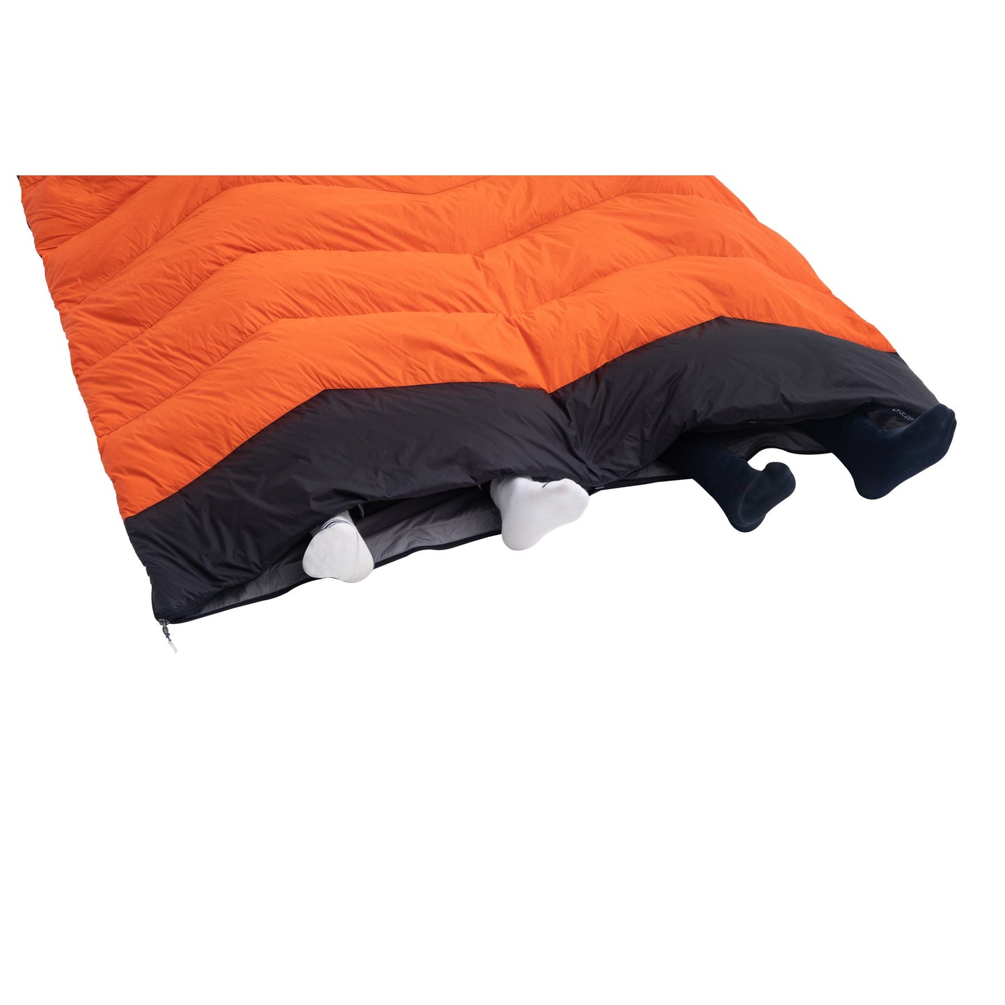QEZER QDE-DP900 Double Down Sleeping Bag | 2-Person Duck Down Camping Sleeping Bag - 10-10