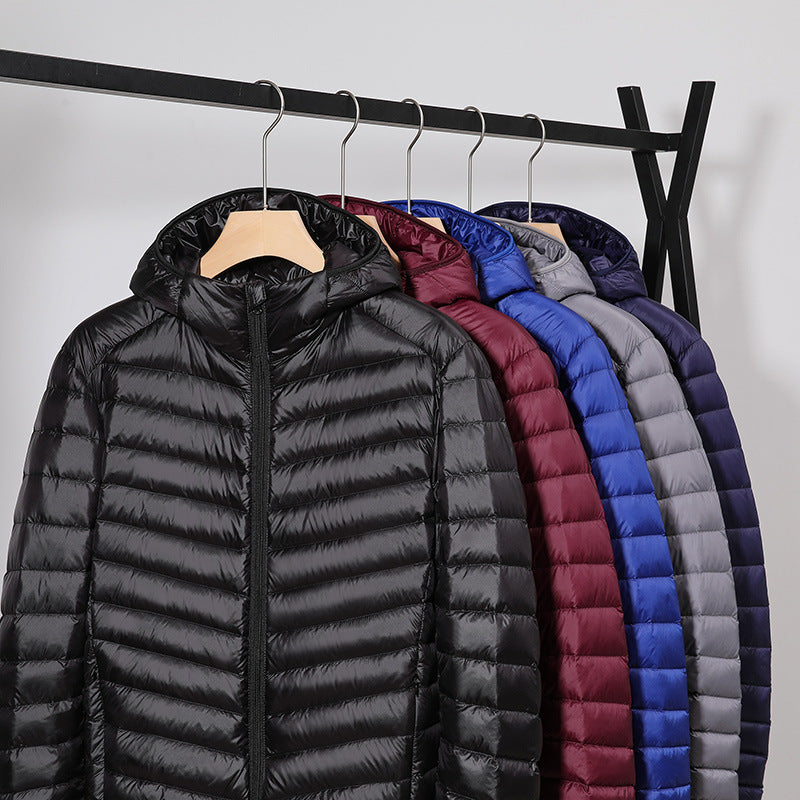 QEZER Men's Ultra Light Weight Warm Puffer Jacket  Down Jacket