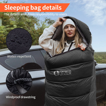 Rectangular Sleeping Bag 7°C to -2°C(QDE-P800)