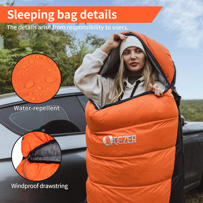 Rectangular Sleeping Bag 7°C to -2°C(QDE-P800)