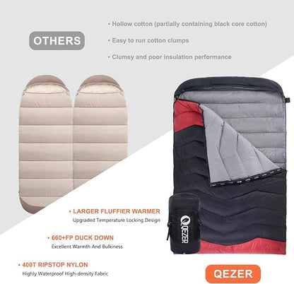 QEZER Double Sleeping Bag（QDE-DP900）