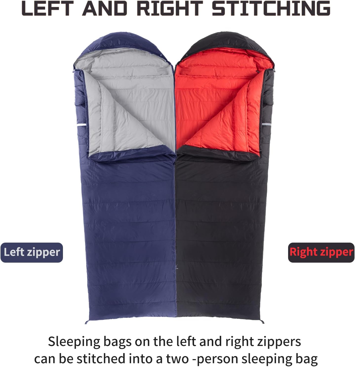 Rectangular Down Sleeping Bag season(QDE-500) - Main Image