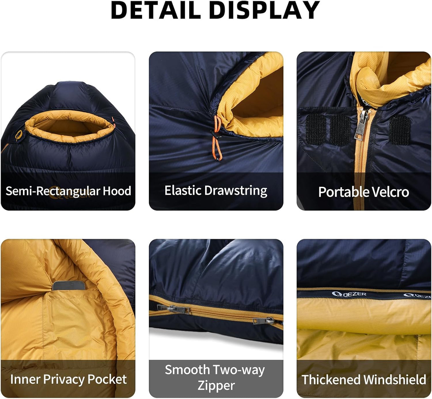 Down Sleeping Bag [620FP], sleeping bags [QDM2-1500]