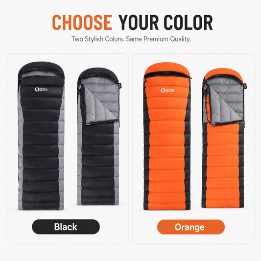 Rectangular Sleeping Bag 12°C to 5°C(QDE-P500)