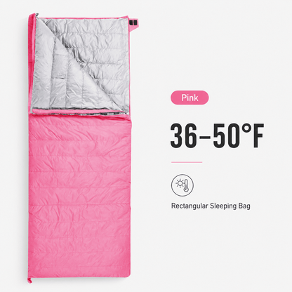 QEZER Rectangular Down Sleeping Bag | 2-in-1 Camping Sleeping Bag Camping Blanket