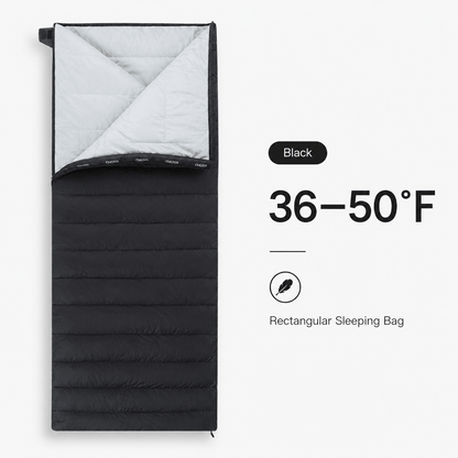 QEZER Rectangular Down Sleeping Bag | 2-in-1 Camping Sleeping Bag Camping Blanket