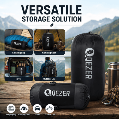 The compression sack for sleeping bag