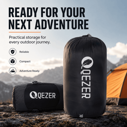 The compression sack for sleeping bag