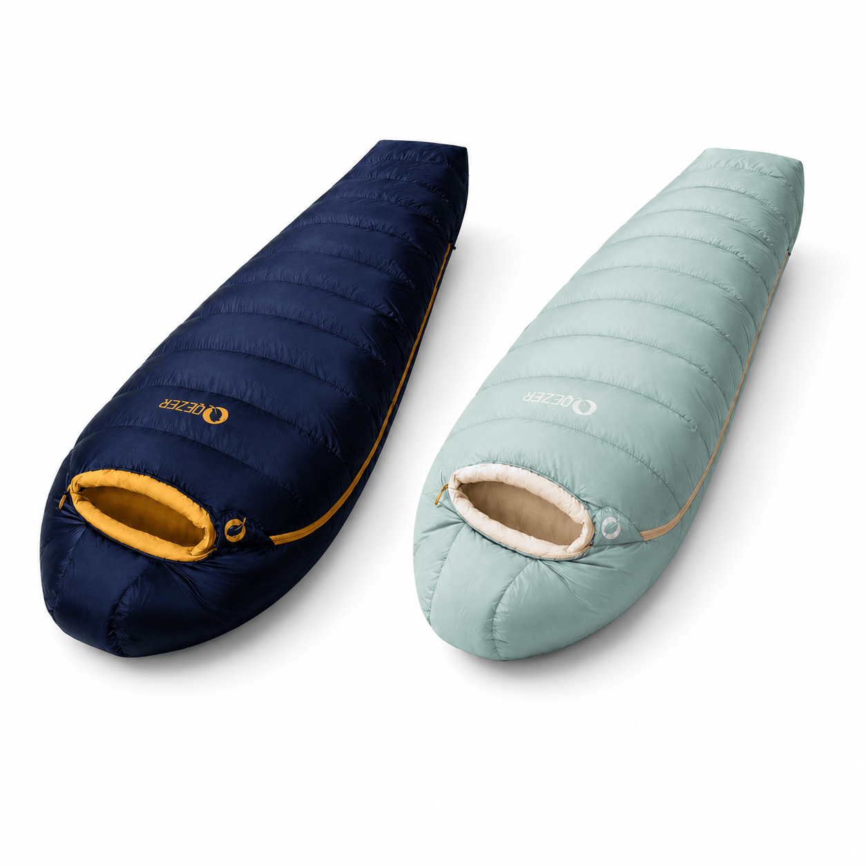 QEZER 620FP Graphene Antistatic Down Sleeping Bag for Winter Camping