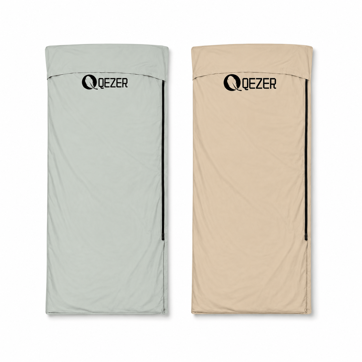 QEZER Ultralight Sleeping Bag Liner | Travel Sleep Sack for Camping &amp; Backpacking