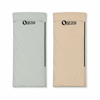 QEZER Ultralight Sleeping Bag Liner | Travel Sleep Sack for Camping &amp; Backpacking