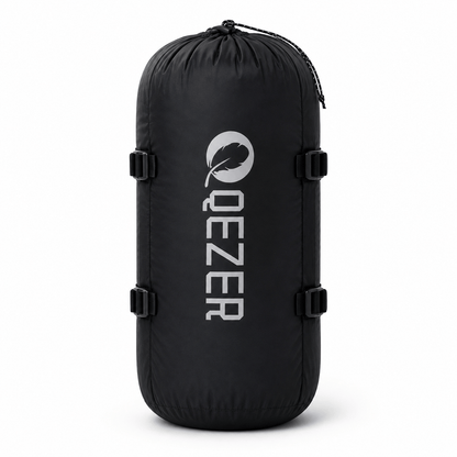 The compression sack for sleeping bag