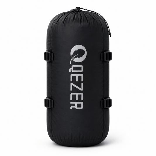 The compression sack for sleeping bag