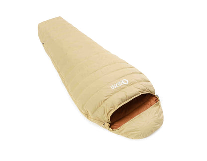 QEZER 600FP Down Mummy Sleeping Bag for Summer Camping