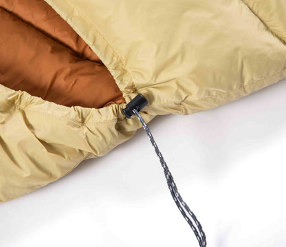 QEZER 600FP Down Mummy Sleeping Bag for Summer Camping