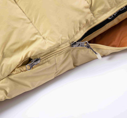 QEZER 600FP Down Mummy Sleeping Bag for Summer Camping