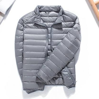 QEZER Women and Men's  Ultra Light Weight Short Down Jacket (Available in Plus Size)