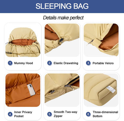 Ultralight Sleeping Bag,only 620g(QDM-260)