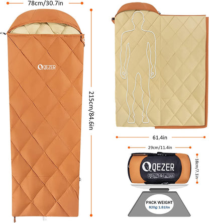 Summer Rectangular Sleeping Bag(QDE-380)